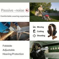 Protector De Oídos Antirruido Para Tiro Y Caza Muff De Sonido Táctico Protección Acústica Reducción De Ruido - details 1