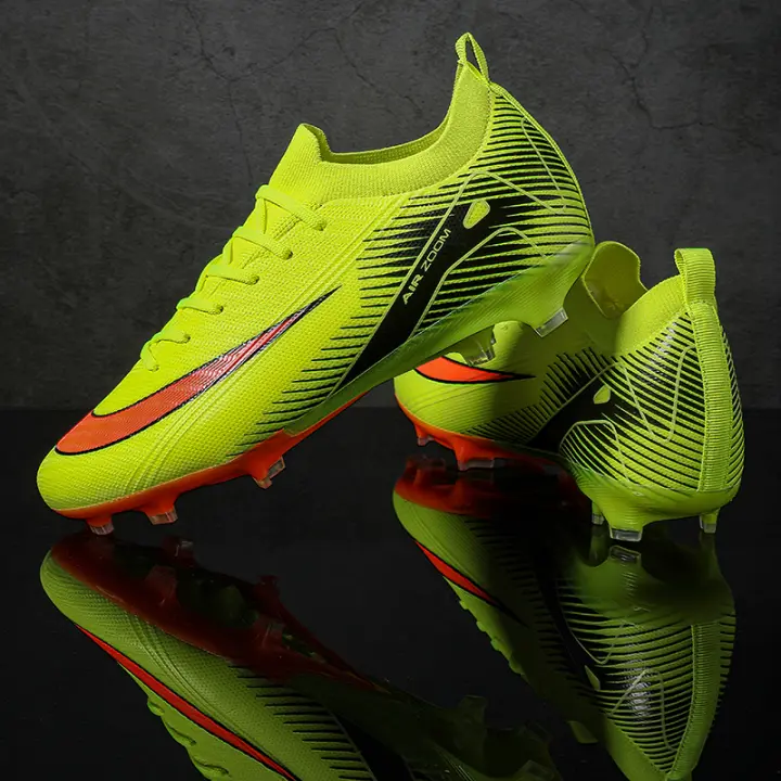 Nuevos Zapatos De Fútbol Para Hombre Antideslizantes Con Espikes Largos Botas De Fútbol Ultraligeros Para Entrenamiento Y Outdoor - 1