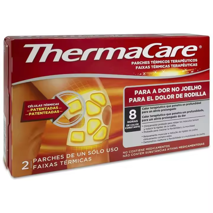 Thermacare Parche Térmico Para Rodilla, 2 Parches - 1