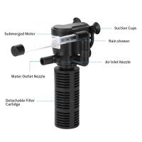 Filtro De Acuario Sumergible 3 En 1 Silencioso Con Bomba Interna Purificador De Agua Para Aireación Y Oxigenación De Tanques De Peces - details 5