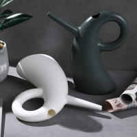 Cubeta De Riego Multifuncional Con Rojellador Y Mango Curvado Herramienta De Jardinería Con Boquilla Larga Para El Hogar - details 2