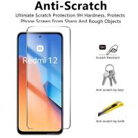 2PCS Protector De Pantalla De Vidrio Templado Para Xiaomi Redmi 12/Redmi12 5G Vidrio Protector Totalmente Transparente De 9H - details 3