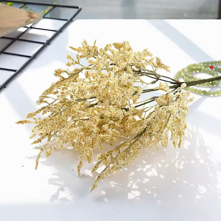 Arreglo Floral Artificial De Brevas De Bebé Lavanda Para Bodas Y Fiestas DIY Adorno Navideño Decoración De Hogar - 1