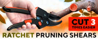 Tijeras De Jardín Premium Para Tareas De Jardinería 3 Veces Fáciler Rachet Hand Ideal Para Artritis O Manos Débiles Corte De Capacidad S - details 1