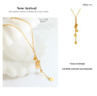 Colgante de corazón de acero inoxidable  chapado en oro de 18K para mujer, deslustre impermeable, collar de borla larga Collar con colgante de corazón de acero inoxidable , cadena para el cuello con cordones, joyería resistente al agua, Collar de regalo - details 8