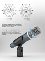 Micrófono De Batería BETA 56A 52A 57A Para Instrumentos Musicales Y Grabación En Directo Para Bandas DJ Y Escenarios - details 21