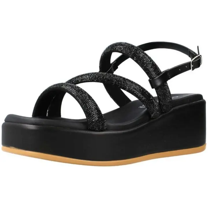 Sandalias de Plataforma Cafenoir C1Hb9030 para mujer en color negro - 1