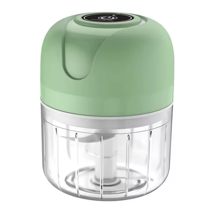 Molinillo Eléctrico Portátil Multiusos Para Ajo Y Vegetales Corte De Carne Mini Usb Recargable Acero Inoxidable Ecológico - 1
