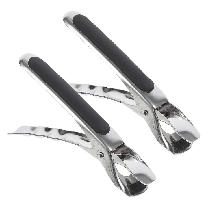 2 pinzas de Maple inoxidable para platos, sartenes y pizzas, pinzas anti-Calor para ollas. - 1