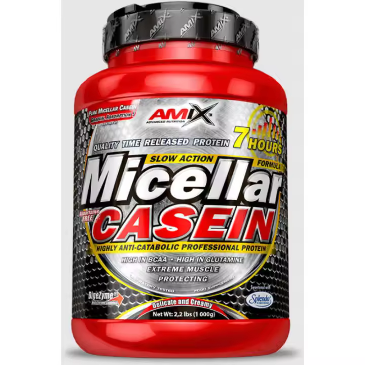 Amix Proteína Micellar Casein 1kg Fresa Polvo - 1