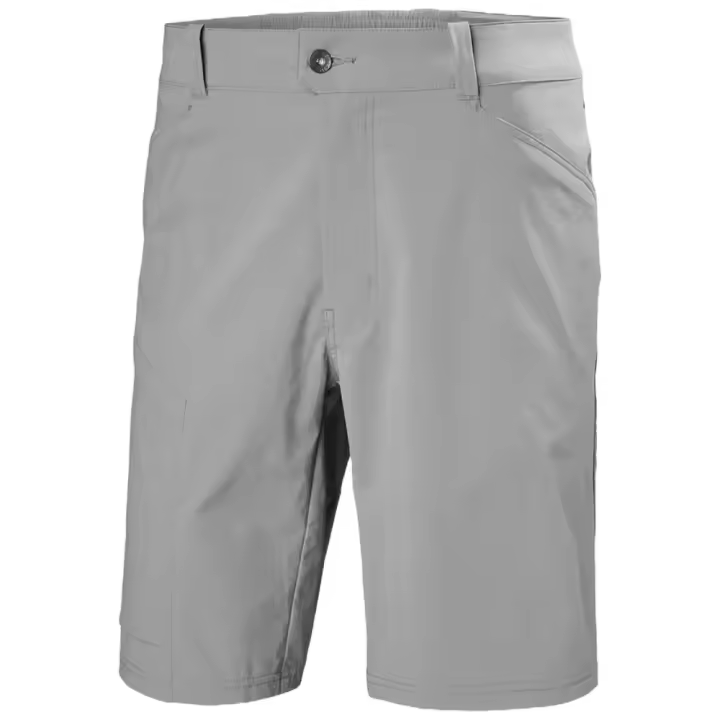 Bermudas Grises Helly Hansen Elv Light Tur Shorts Concrete con Absorción de Humedad - 1