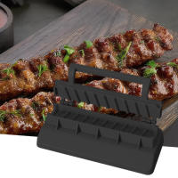 Máquina De Brochetas De Barbacoa Kebab Press Plástico Para Carne Fácil De Limpiar Herramienta Reutilizable Para Chef Domésticos - details 8