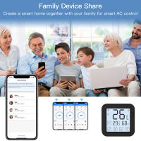 Controlador De Termostato WiFi MOES Tuya Con Pantalla LCD Y Botón Táctil Sensor De Temperatura Y Humedad Incluido Compatible Con Alexa - details 9