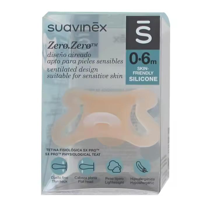 Suavinex  Chupete silicona SX Pro Zero Zero 0-6m - 1