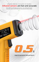 BSIDE Nuevo Termómetro Infrarrojo Profesional -50~530°C 12:1 Termómetro Infrarrojo LCD Digital No Contacto Con Láser Para Industrial - details 5