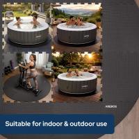 AREBOS Alfombra Protección Spa Ø200 cm EVA 16 Pzs Antideslizante Exterior Suelo - details 22