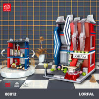Kit De Bloques Micro De Arquitectura Para Niñas Y Niños Modelo De Casa De Tienda Clásico Regalo Para Niños Edad 6-12 Años Plástico ABS Sin Batería - details 5