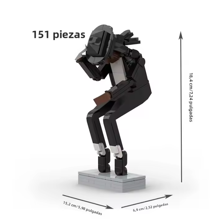 Bloques De Construcción MOC Superstar Music Singers Dancers MJ Moonwalk Modelo De Michael Jackson Para Niños Y Adultos Regalo De Navidad - 1