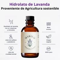 Agua De Lavanda Pura Destilada Al Vapor Vendida Directamente por el Agricultor Mariem 200 ML Hidrolato Para Aromaterapia Pulverizar Almohada Proveniente de Agricultura Ecológica en España - details 1