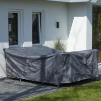 Madison Funda para muebles de jardín 305x190x85 cm gris - details 1
