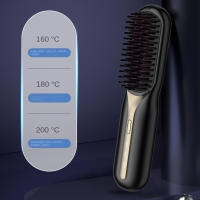 Alisador Inalámbrico 3 Temperaturas with Pantalla Digital - Peine Eléctrico Portátil de Iones Negativos 20s Calentamiento | Cerámica 3D Anti-Tirones + Diseño Mini para Viajes | Ideal Melo Rizado/Gruese (Incluye Funda y Cargador USB-C) exclusivo Miravia - details 4