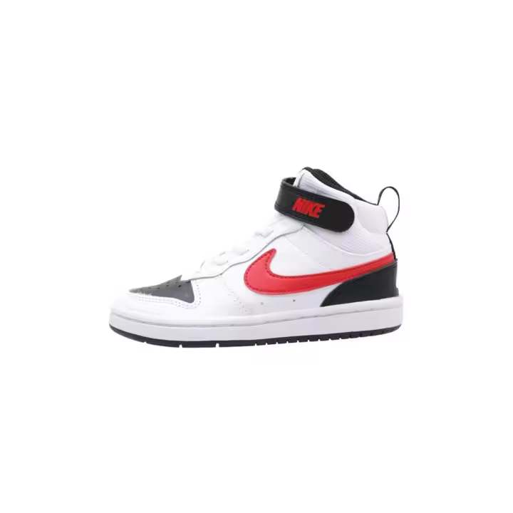 Nike COURT BOROUGH MID 2  Deportivas Planas Niño Blanco - 1