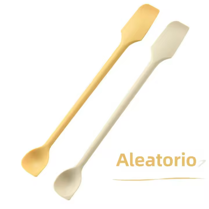 Mini Cuchara De Silicona Doble Final 2 En 1 Espátula Para Jarra De Mermelada Y Cosméticos Set De Cucharas Ecológicas Para Hornear Y Pastry - 1