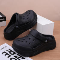 Sandalias De Verano Para Mujer Con Plataforma Y Bajo Medio EVA Suave Cierre SLIP-ON Abiertas Delanteras Para El Hogar Jardín Playa - details 2