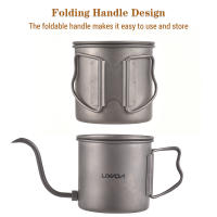 Cafetera De Titanio Para Camping Y Viajes 650ml/550ml/400ml Kettle De Pueyo Para Café Té Agua Con Estilo De Pato Adecuada Para 2 Usuarias - details 27