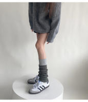 Calentadores De Piernas Lolita Para Mujer Estilo Coreano Otoño Invierno Tejidos a Mano Cubren El Pie Socks JK Y2k Punk Gótico Leggings Boot Cuffs - details 2