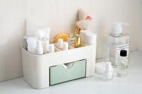 Organizador De Maquillaje Caja De Almacenamiento Con Cajón Estuche Para Palitos De Cotonete Y Labial Organizador De Pinceles Contenedor Acrílico De Plástico - details 8