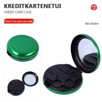 Cartera De Monedas Portátil De Aluminio Circular Mini Estuche De Almacenamiento Para Euros Con Espejo Creativo Y Moderno - details 6