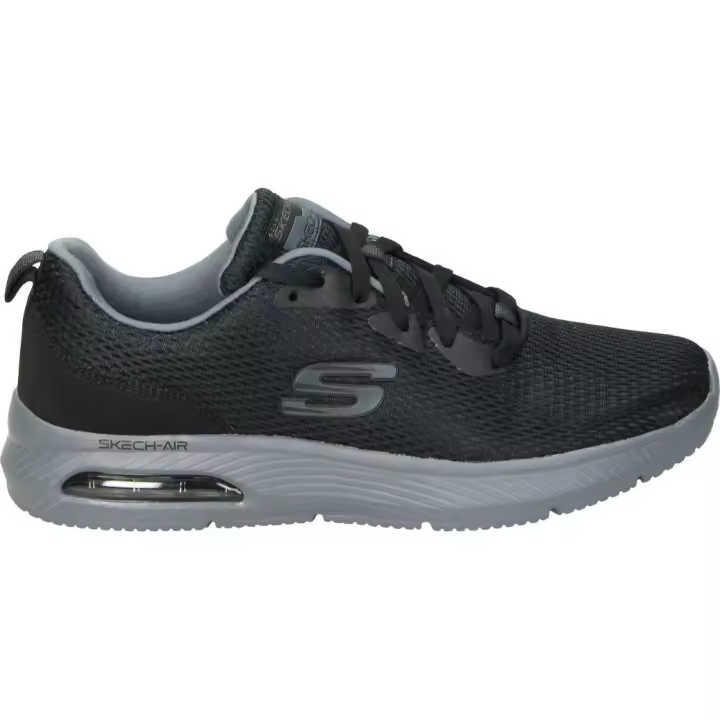 SKECHERS | Deportivas Skechers Skech-Air Dyna-Air para Hombre – Zapatilla Casual con Cordones en Color Negro – Modelo 52556-BKCC - 1