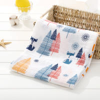 Mantel De Muselina Para Bebé 120x110cm Suave Toalla De Baño Para Recién Nacidos Pañales Envolver Y Cubrir Infante Unisex - details 10