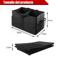 Bolsa de Almacenamiento para Coche - Organizador Plegable con Bolsillos Laterales y Malla Frontal | Material Resistente y Duradero | Multiusos para Coche, Hogar, Viajes y Camping - details 1