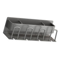 Soporte para Pendientes de dientes, estante sin Perforaciones, montado en la comparación, de Espacio Ahorro, colgador de Pendientes de dientes Eléctrico, accesorios de baño, Gris, 4 - details 0
