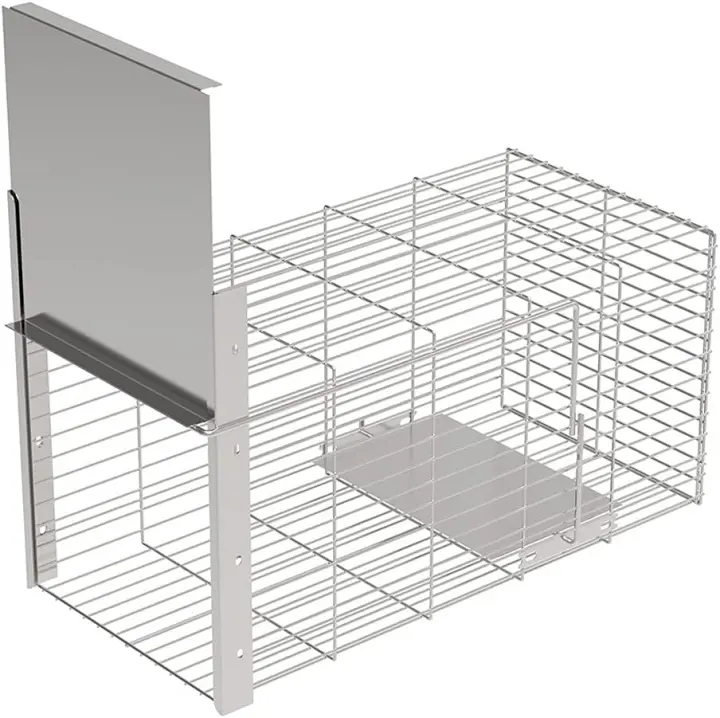 COPELE Jaula de Captura de Conejos galvanizada, 52 x 25 x 25 cm - 1