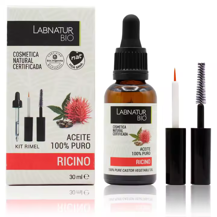 Aceite Ricino 100% Puro + Kit Rimel 30ml Labnatur Bio - 1