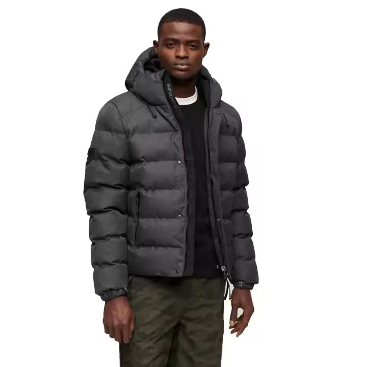Ropa hombre Chaquetas Superdry Chaqueta Tweed Sports Gris - 1