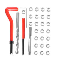 Kit De Reparación De Hilos Métricos Helicoil Para Coche Herramienta De Reparación De Coche M5 M6 M8 M10 M12 M14 15pcs/20pcs/30pcs - details 0