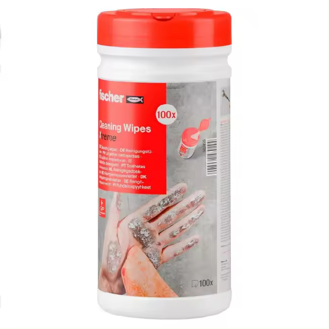 TOALLITAS CLEANING WIPES XTREME 100u FISCHER - 1