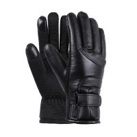 Guantes Térmicos De Cuero Calefactados USB Impermeables Para Invierno Exterior Adecuados Para Pesca Ciclismo Montar En Bicicleta - details 5