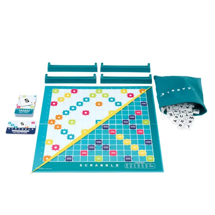 Mattel Games Scrabble Plus En Portugués Juego De Mesa - 1