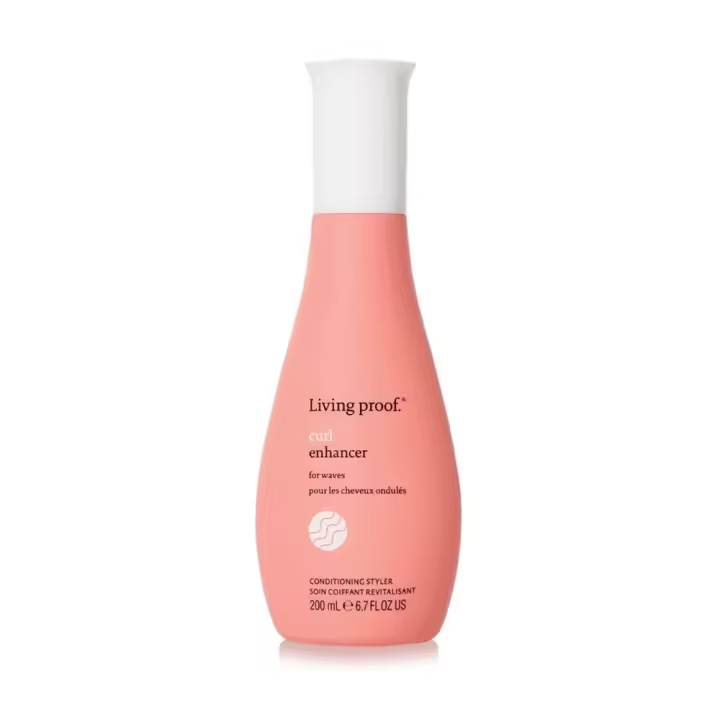 Living Proof Curl Enhancer 200 Ml. | Acondicionador ligero de estilo diseñado para realzar la textura natural de las ondas y proporcionar protección contra el frizz sin apelmazar el cabello, logrando un acabado suave y brillante sin esfuerzo. - 1