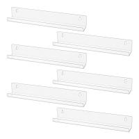 Estante de montaje en pared para discos de vinilo, juego de soportes de álbum para colgar en la pared, libros para niños de álbumes o estantes, 6 piezas - details 4