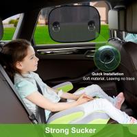 Parasol para Coche de Bebe, parasol para Ventanilla de coche para niños, parasol Automático para Ventanillas laterales contra los dañinos Rayos UV, protege a Niños, bebés y Adultos, 44x36 cm, 2 Unidades - details 1