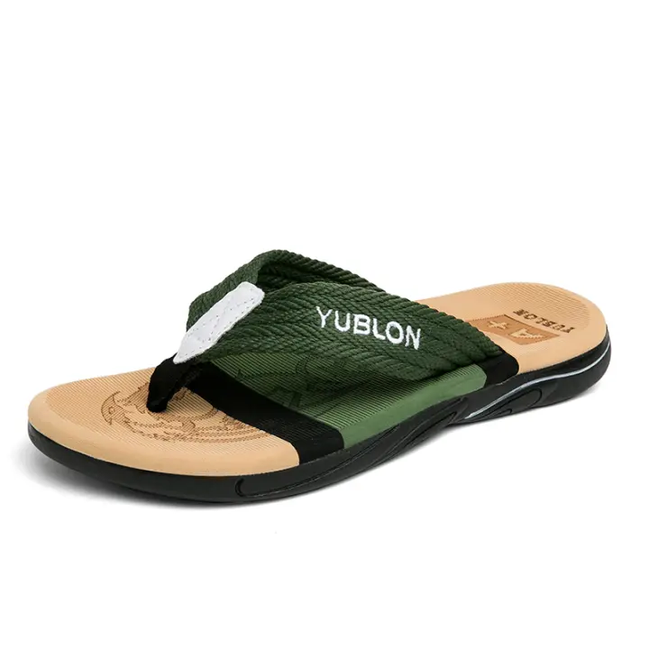 Sandalias De Playa Para Hombre Verano 2025 Antideslizantes Transpirables Tallas Grandes Hasta 45 Zapatillas De Exterior Casual - 1