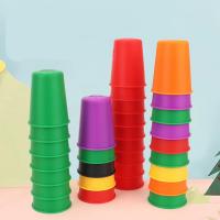 Juego Educativo Montessori Mini Pila De Copas Con Cartas Para Niños Cognición De Colores Entrenamiento De Lógica Juguete Inteligente - details 6