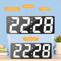 Reloj De Alarma Digital Con Control De Voz Temperatura Fecha 2 Alaramas Modo Nocturno USB Reloj De Mesa 12/24H LED Siempre Encendido - details 7