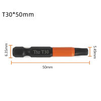 1PC Bit De Destornillador De Acero De Aleación 50mm Tamaño De Encimera Hexagonal 1/4 Pulgada Con Cabeza Magnética T10/T15/T20/T25/T30/T40 Herramienta De Reparación Electrónica - details 11